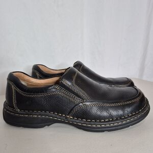 Born Men's Blast III Black Full-Grain Leather Slip-On Shoe - Size 11 1/2
